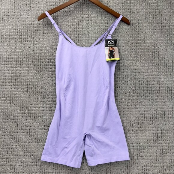 Maidenform Seamless Smoothing Romper Women's Lilac Waist Defining - Picture 1 of 8